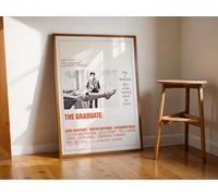 The Graduate (1967) Retro-Classic Movie Framed Poster Print Wall Art Image Home Decor Artworks Framed Poster Different Sizes and Colours