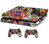 the grafix studio Comics superhero Sticker/Skin PS4 Compatible With Playstation 4 Console & Remote controller stickers, ps4sk8