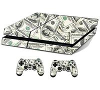 the grafix studio Money Sticker/Skin Compatible With PS4 Playstation Console & Remote controller stickers, ps4sk10