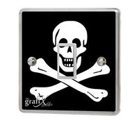 the grafix studio Pirate Light Switch Sticker Vinyl/Skin cover sw28