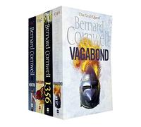 The Grail Quest Collection Bernard Cornwell 4 Books Set Pack (1356,Harlequin (The Grail Quest, Book 1), Vagabond (The Grail Quest, Book 2), Heretic (The Grail Quest, Book 3))