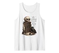 The Grammar Police are Back Skull Books English Teacher Tank Top