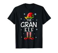 The Gran Elf Funny Grandma Xmas Groupe Matching Christmas T-Shirt