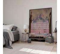 The Grand Budapest Hotel (2014) Framed Classic-Cult Movie Poster Print Wall Art Image Home Decor Artworks Framed Poster Different Sizes and Colours