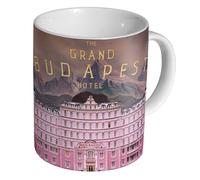 The Grand Budapest Hotel - Ceramic Coffee & Tea Mug 11oz - Durable Glossy White Cup - Quirky Film-Inspired Gift for Movie Lovers and Indie Cinema Fans