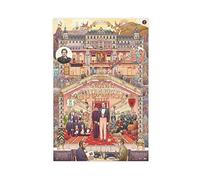 The Grand Budapest Hotel Movie Poster Canvas Poster Wall Art Decor Print Picture Paintings for Living Room Bedroom Decoration Unframe: 20x30inch(50x75cm)