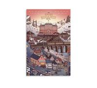 The Grand Budapest Hotel Poster Home Wall Decor Picture Print Poster for Bed Room 16x24inch(40x60cm) Unframe-style