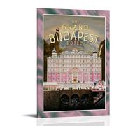The Grand Budapest HotelWaterproof Posters Wall Art Posters Waterproof Home Printing Moisture-proof Easy to Install And Fade ResistantFrame-style16x24inch(40x60cm)