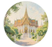 The Grand Palace of Bangkok Jigsaw Puzzles Puzzle for Adults Kids. 1000 Piece Building Great Gifts Challenge Toy Educational Games Home Decoration for Educational Games Gifts 1000pcs (67.5x67.5cm)