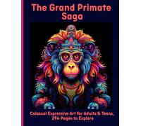 The Grand Primate Saga: Colossal Expressive Art for Adults & Teens, 294 Pages to Explore