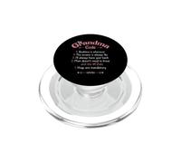 The Grandma Code Funny Rules Grandmother Grandparent PopSockets PopGrip for MagSafe