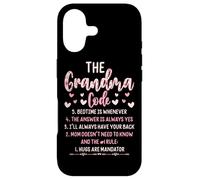 The Grandma Code Hugs Are Mandatory Quote Case for iPhone 17