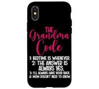 The Grandma Code Mother's Day Grandmother Granny Grandmom Case for iPhone X/XS
