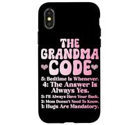 The Grandma Code Mother's Day Grandmother Granny Grandmom Case for iPhone X/XS