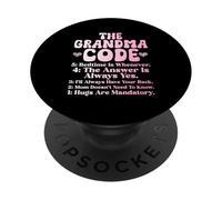 The Grandma Code Mother's Day Grandmother Granny Grandmom PopSockets Adhesive PopGrip