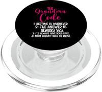 The Grandma Code Mother's Day Grandmother Granny Grandmom PopSockets PopGrip for MagSafe