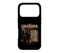 The Grandpa Code Funny Bigfoot Camping Humor Quote Case for iPhone 17 Pro