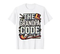 The Grandpa Code Funny Rule List Design T-Shirt