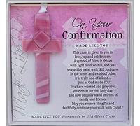 The Grandparent Gift Handmade Wall Hanging, Confirmation Cross Girl
