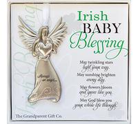 The Grandparent Gift Irish Baby Blessing Angel - Irish Baby Gift for Baby Girl or Boy