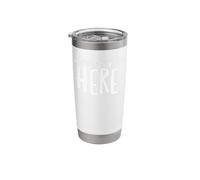 The Grass is Greener Here Positive Optimism Minimalist Tee Stainless Steel Insulated Tumbler