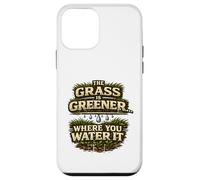 The Grass Is Greener Where You Water It Motivational Quote Case for iPhone 12 mini