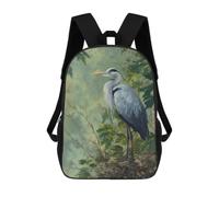 The Great Blue Heron Classic 17Inch Backpack Travel Daypack Laptop with Side Pockets for Men Women