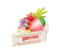 The Great British Bake-Build: 349-Piece Collectible Cake Slices Building Set | Create Showstopper Cake by Completing 7 Series | Medium Construction Blocks (Very Berry Jubilee(336pcs))