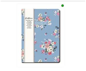The Great British Card Company Cath Kidston - Stationery Set - Blue Floral