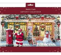 The Great British Card Company Post Office and Village Shop Advent Seasonal Christmas Calendar - 24 x 34 cm - 24 Doors