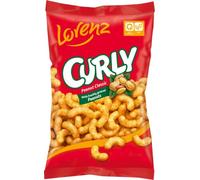 The Great British Confectionery Company Lorenz Curly Peanut Classic Snacks 120G - 14 Pack