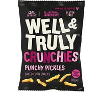 The Great British Confectionery WELL & TRULY Crunchies 100g - 14 Pack - Full Case (Punchy Pickles)