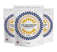 The Great British Porridge Co Gluten Free & Vegan Friendly Nutritious Instant Porridge (Blueberry & Banana, 3-Pack)