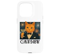 The Great Catsby - Funny Retro Cat Parody Case for iPhone 15 Pro