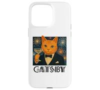 The Great Catsby - Funny Retro Cat Parody Case for iPhone 15 Pro Max