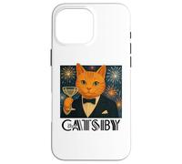 The Great Catsby - Funny Retro Cat Parody Case for iPhone 16 Pro Max