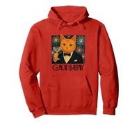 The Great Catsby - Funny Retro Cat Parody Pullover Hoodie