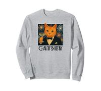 The Great Catsby - Funny Retro Cat Parody Sweatshirt