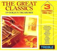 The Great Classics Vol. 1 - 3 (3 CD-Set) 60 Golden Treasures feat Favourites by: Tchaikovsky, Chopin, Mozart, Beethoven, a.m.m.