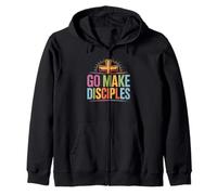 The Great Commission Witness Wear - Faith Based Christian Zip Hoodie