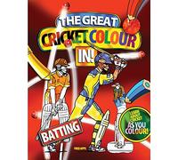 the great cricket colour in: batting (cricket colouring books)