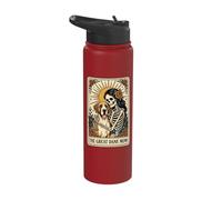 The Great Dane Mom Tarot Card Stainless Steel Insulated Water Bottle