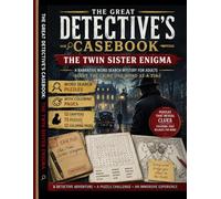 The Great Detective's Casebook: The Twin Sister Enigma: A Narrative Word Search Mystery for Adults - Solve the Crime One Word at a Time