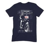 The Great Escape Featuring Steve McQueen Men's T-Shirt 3XL / Navy Blue