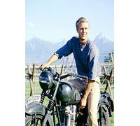 The Great Escape Steve McQueen Retro Movie Poster Print in A0-A1-A2-A3-A4-MAXI sizes