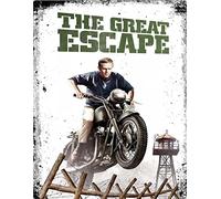 The Great Escape - Steve McQueen - Vintage Wall tin Plaque - Pub Shed Bar Man Cave Home Bedroom Office Kitchen Gift Metal Sign - 2 Sizes (A4)