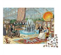 The Great Exhibition Crystal Palace Wooden Jigsaw Puzzle Waterproof 1000 Piece Puzzles for Adults Colourful Home Decoration