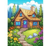 The Great Farmhouse Coloring Book: Floral Escapes for Creative Minds of All Ages.: Bring the beauty of country gardens and cozy cottages to life with color.