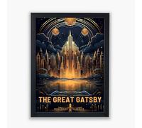 The Great Gatsby - Classic Book Collection - Wall Poster - Unique Gift Idea - Giclee Print - Print Only - Extra Large