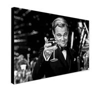 The Great Gatsby - Leonardo DiCaprio - Movie Wall Art - Wrapped Framed Canvas Wall Art (A0 [46 x 32 inch / 117 x 81 cm])